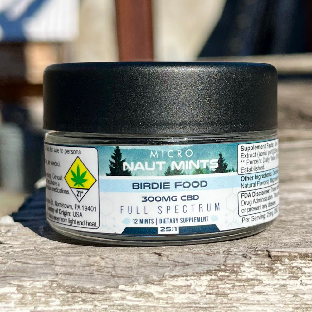 
                  
                    Birdie Food: CBD | THC Mints
                  
                